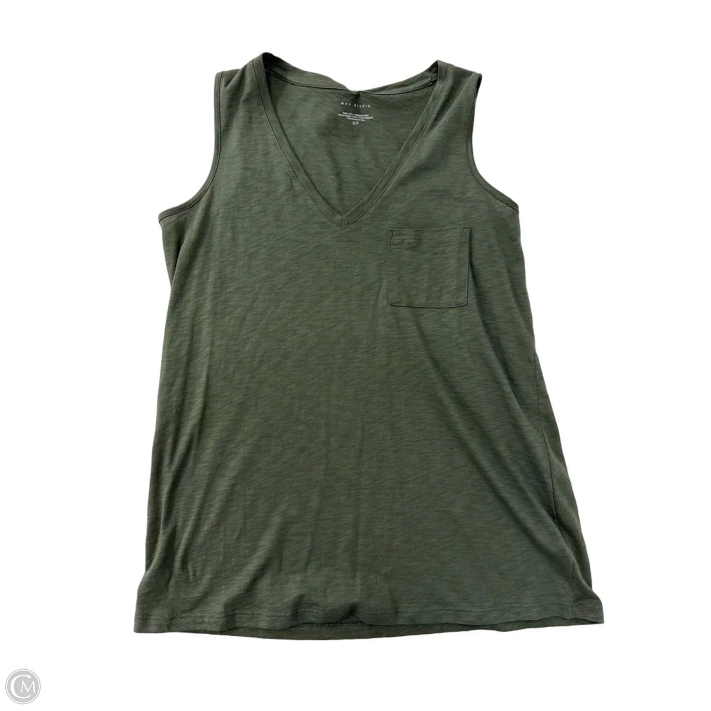 Tank Top By Max Studio In Green, Size: S