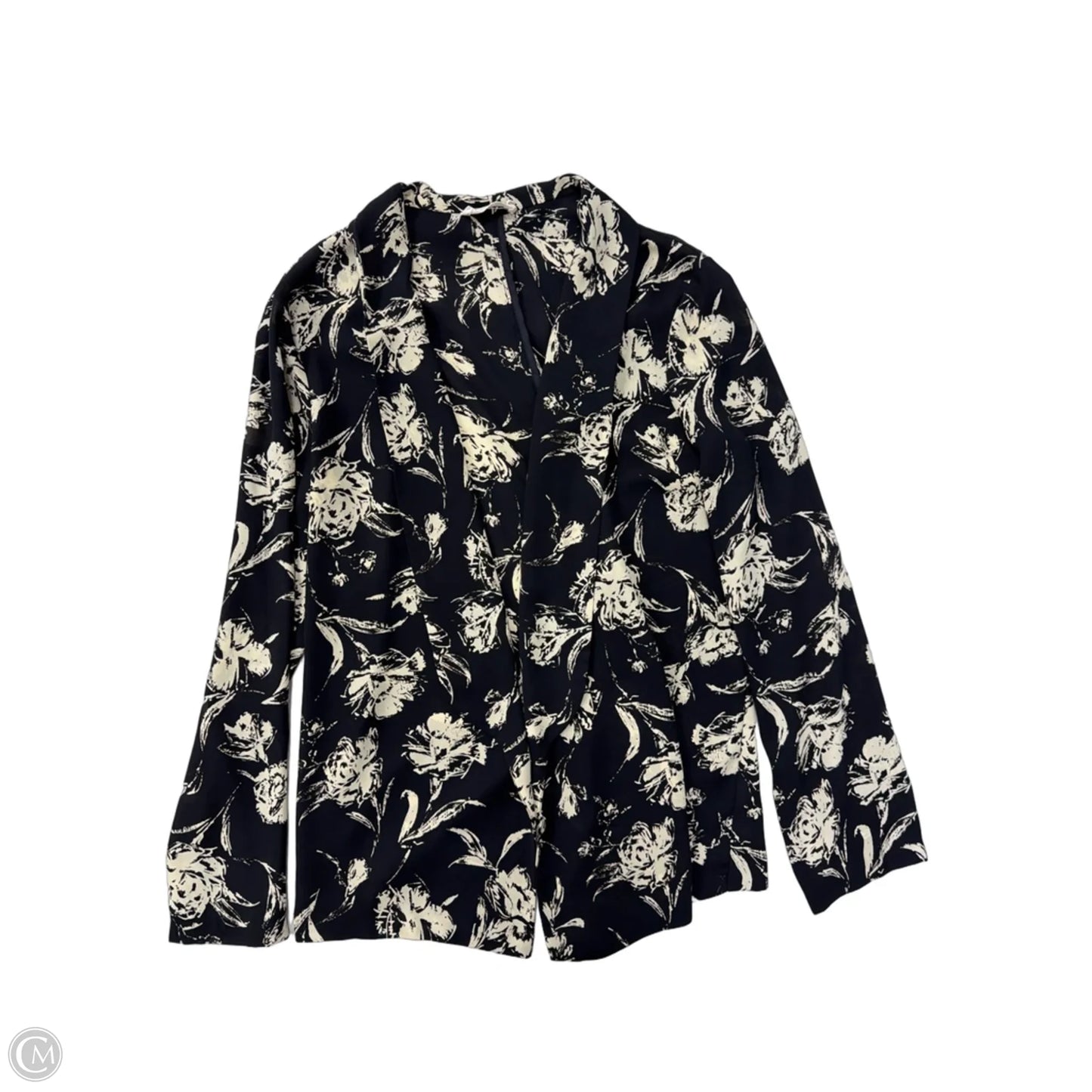 Kimono By Lush In Blue & Cream, Size: M