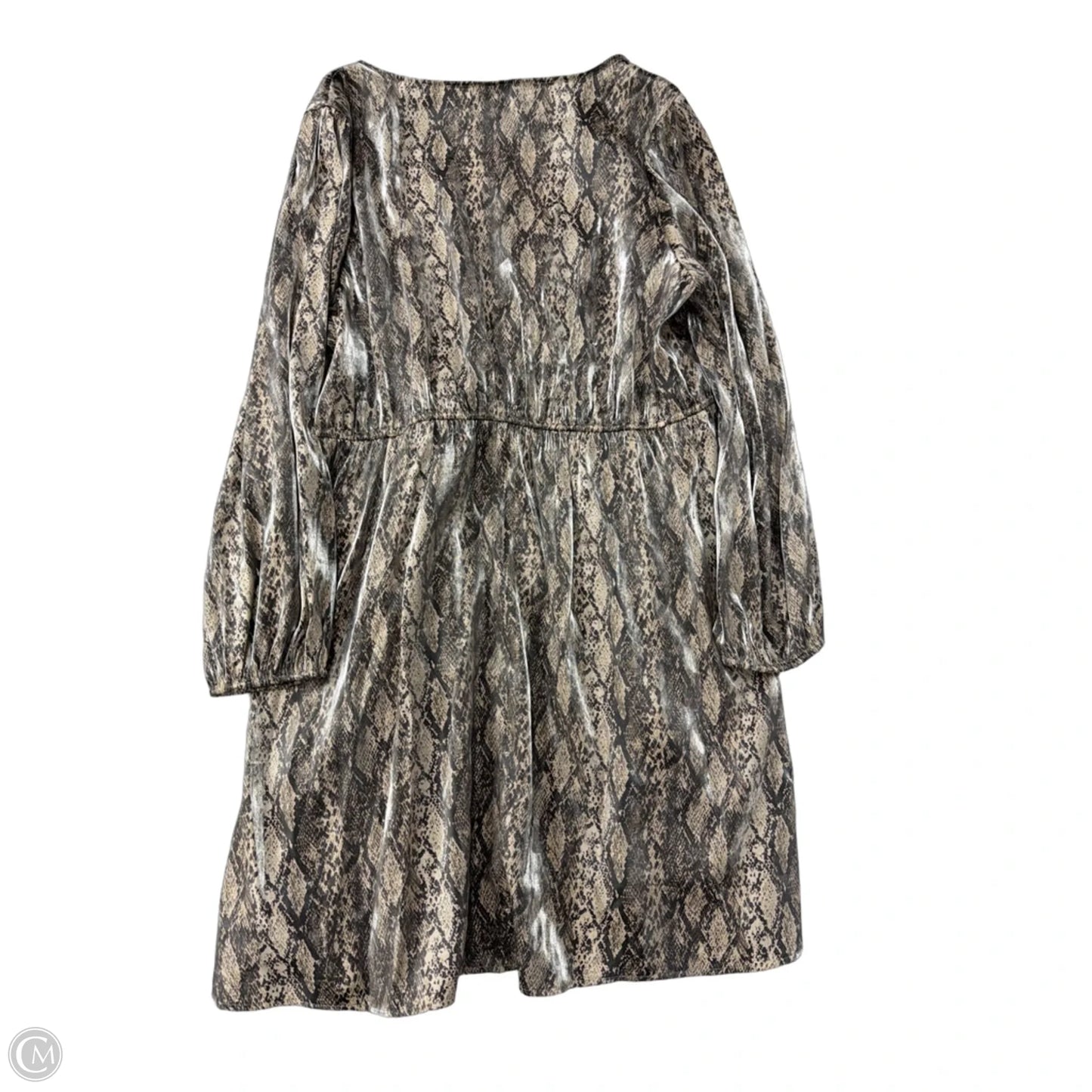 Dress Casual Short By Ava & Viv In Snakeskin Print, Size: 3