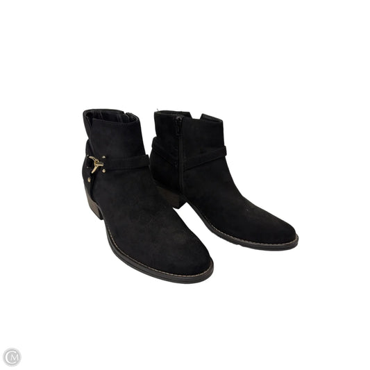 Boots Ankle Flats By White Mountain In Black, Size: 10