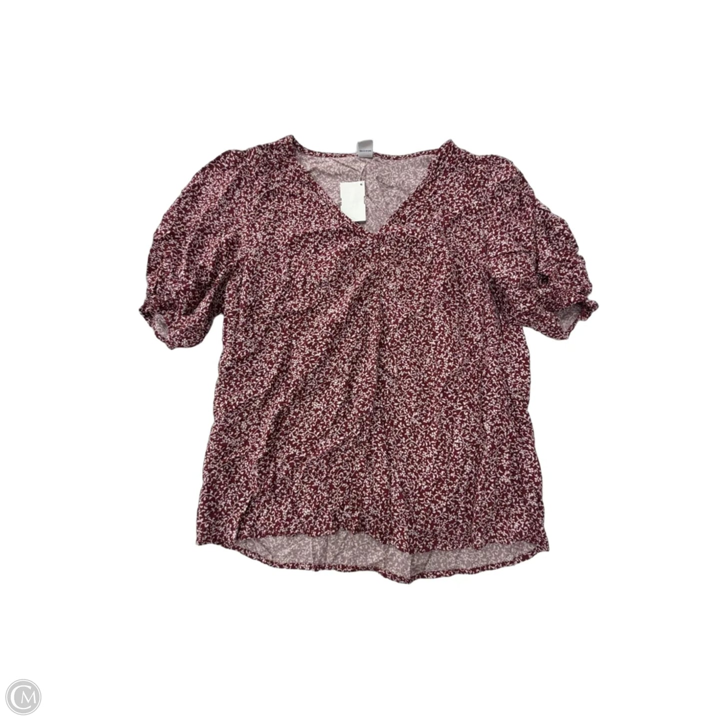 Top Short Sleeve By Old Navy In Red, Size: M