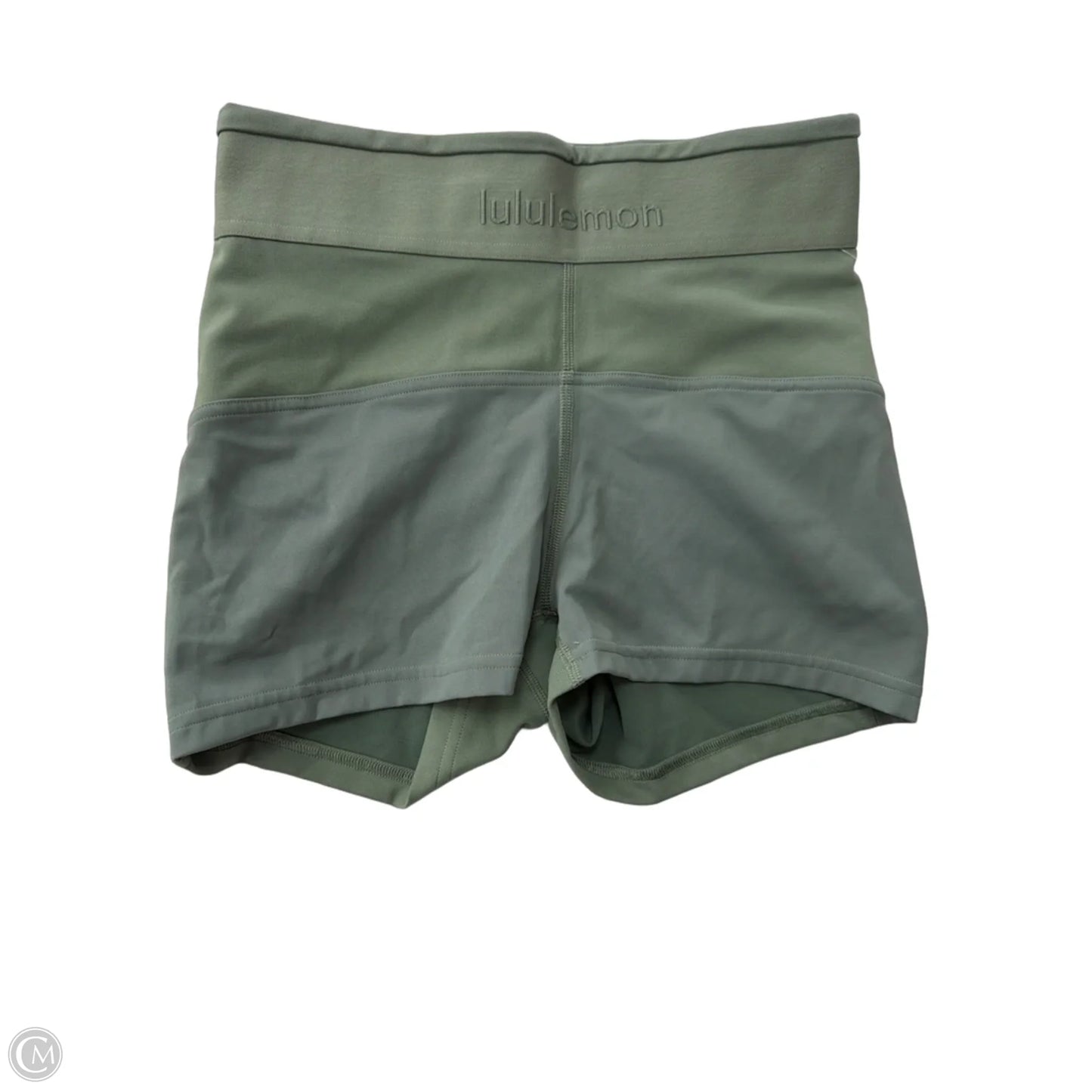 Athletic Shorts By Lululemon In Green, Size: S
