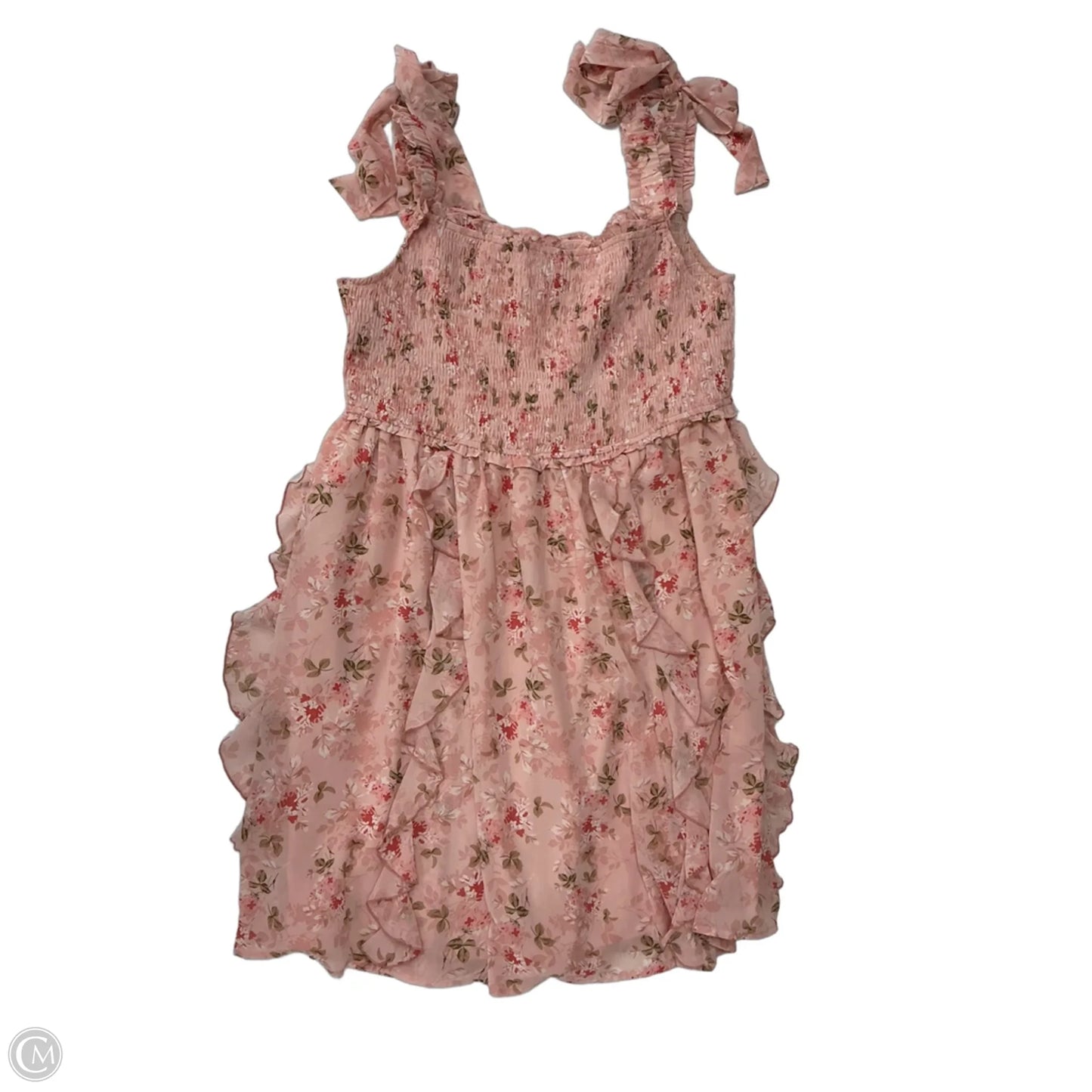 Dress Casual Short By Arula In Floral Print, Size: 1x