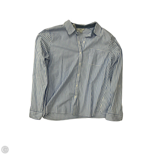 Top Long Sleeve By Croft And Barrow In Striped Pattern, Size: Xl
