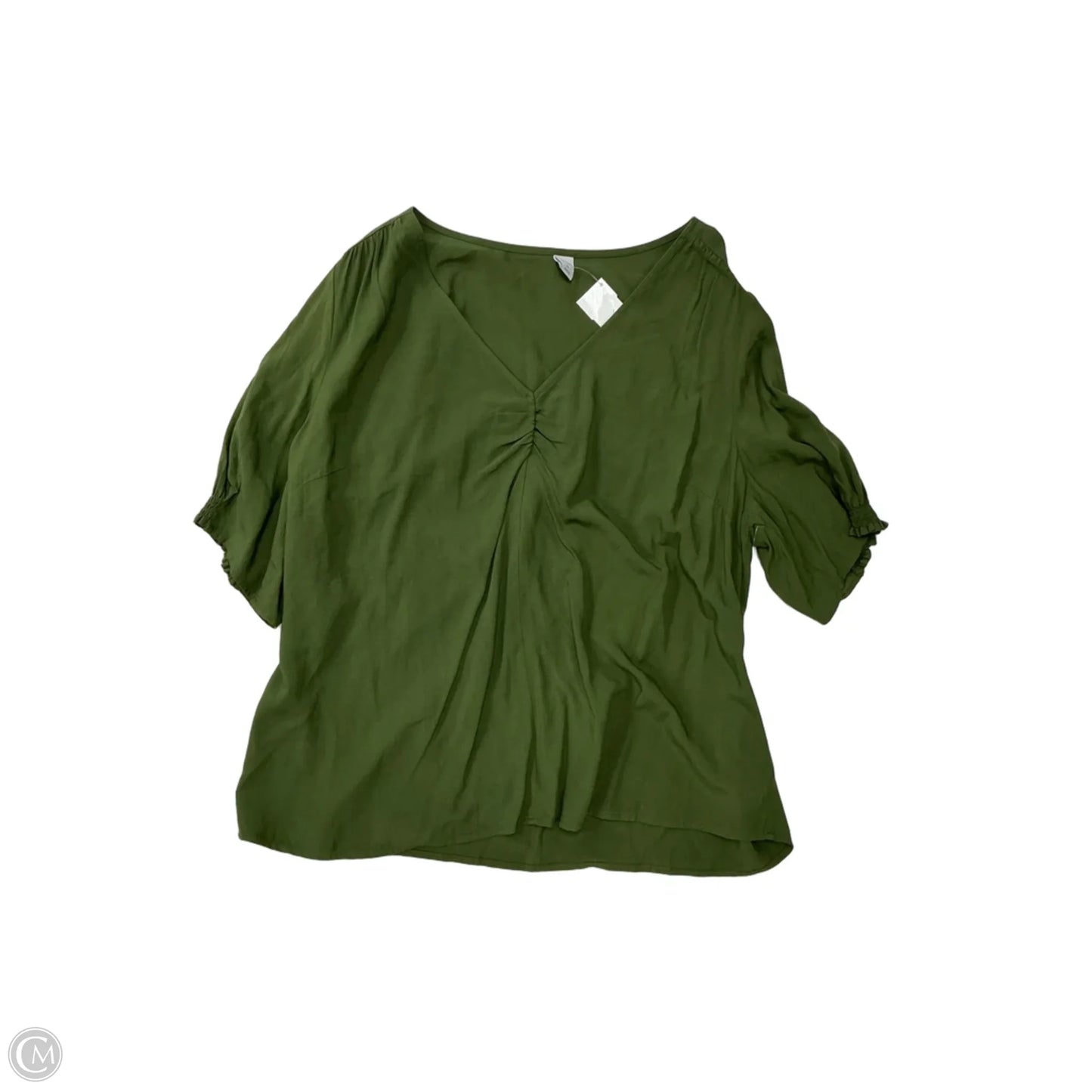 Top Short Sleeve By Old Navy In Green, Size: Xl