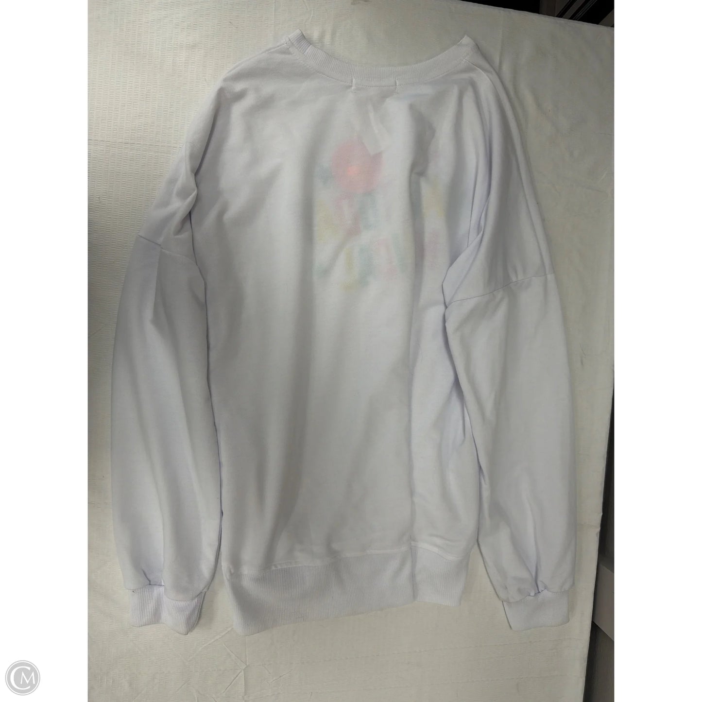 Sweatshirt Crewneck By Simply Southern In White, Size: 1x