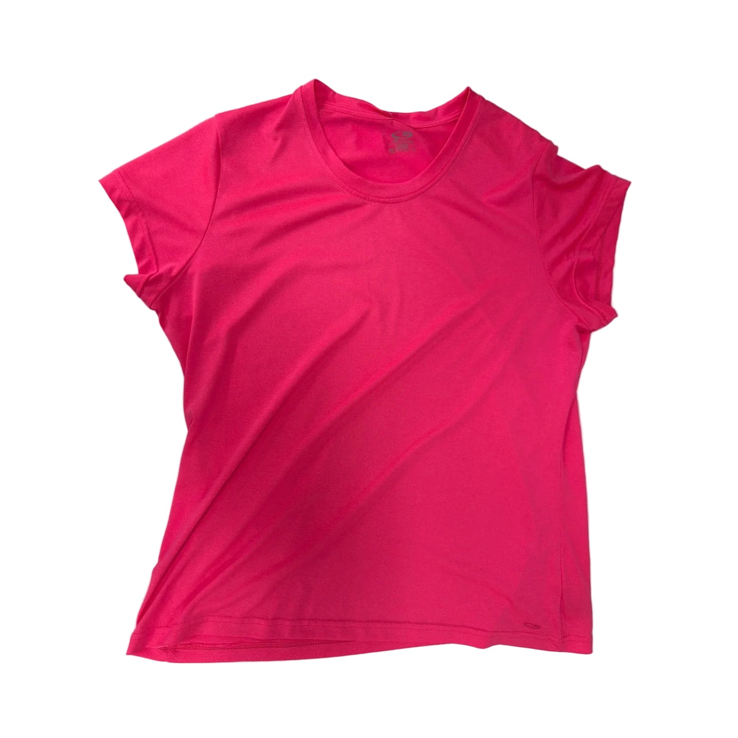 Athletic Top Short Sleeve By Champion In Pink, Size: 1x