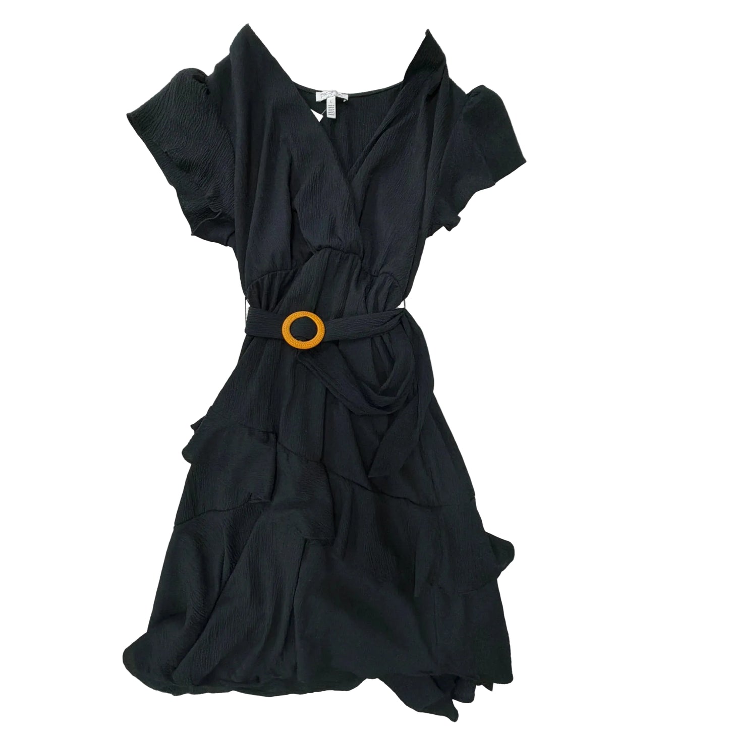 Dress Casual Midi By Sofia By Sofia Vergara In Black, Size: L