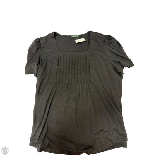Top Short Sleeve By Clothes Mentor In Black, Size: 1x