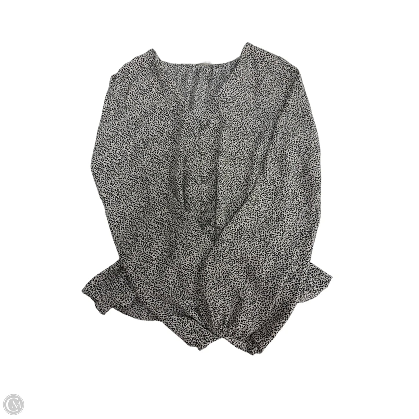 Top Long Sleeve By Sienna Sky In Animal Print, Size: Xs