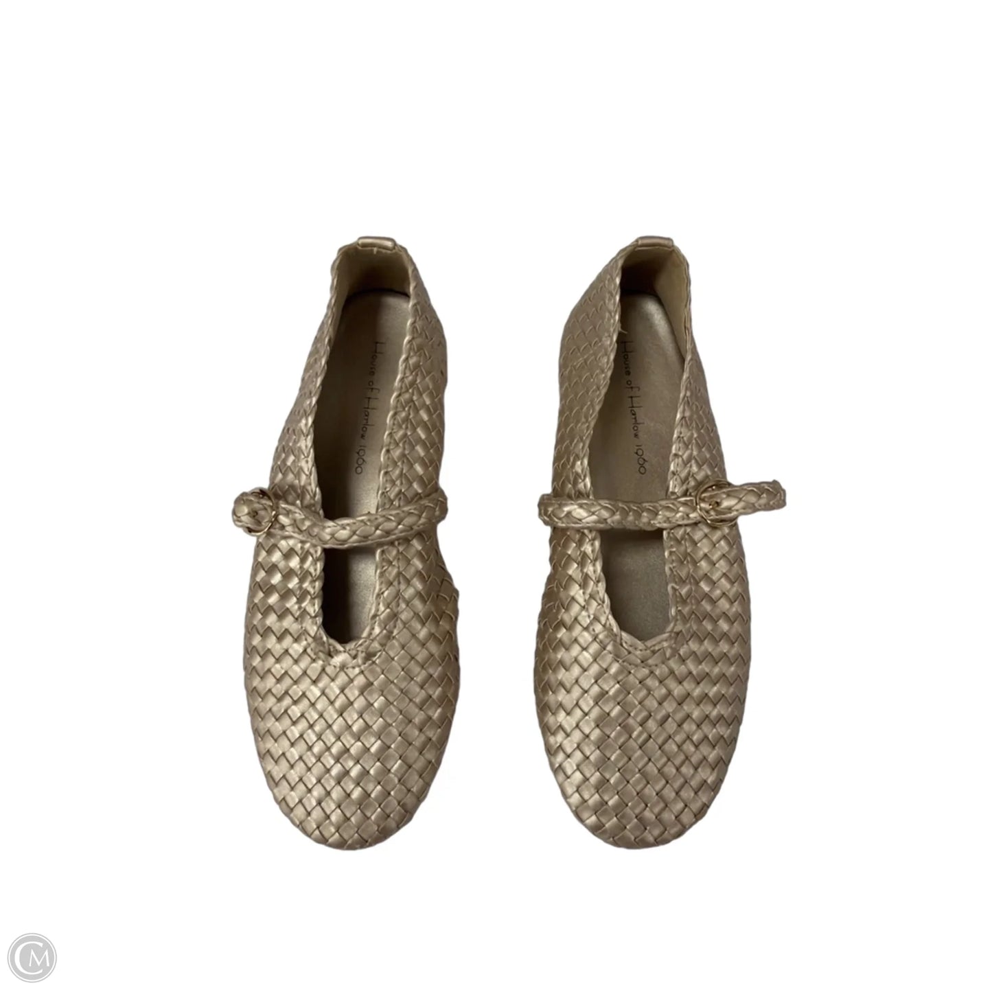 Shoes Flats By House Of Harlow In Gold, Size: 6.5