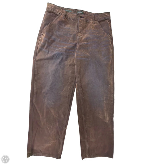 Jeans Wide Leg By Wild Fable In Brown, Size: 10