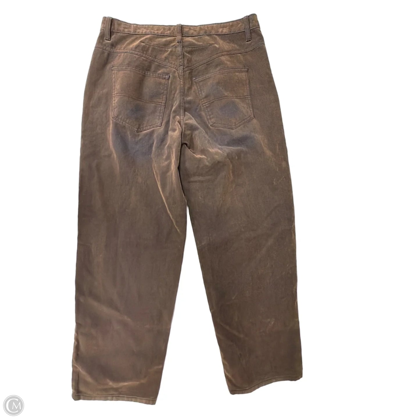 Jeans Wide Leg By Wild Fable In Brown, Size: 10