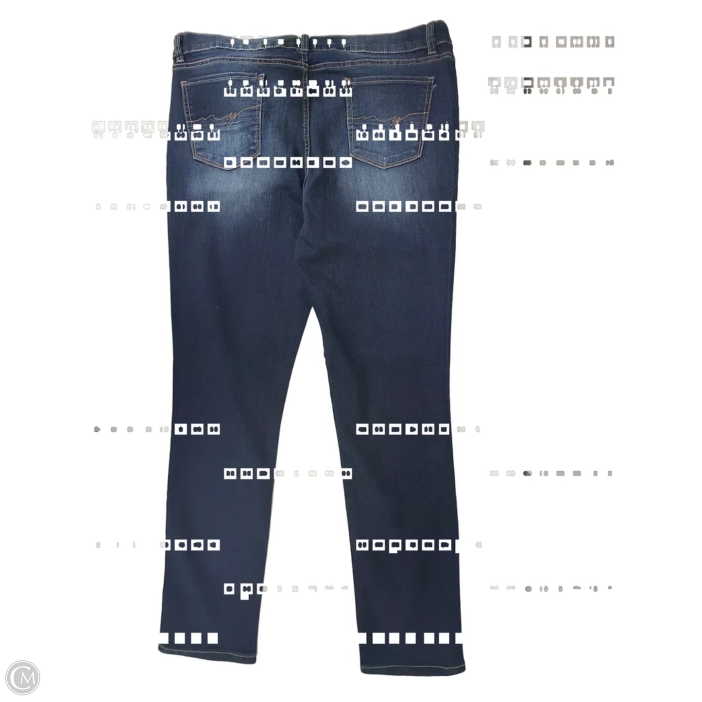 Jeans Skinny By Soho Apparel In Blue Denim, Size: 18