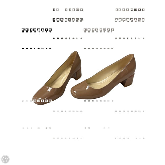 Shoes Heels Block By Nine West In Tan, Size: 9