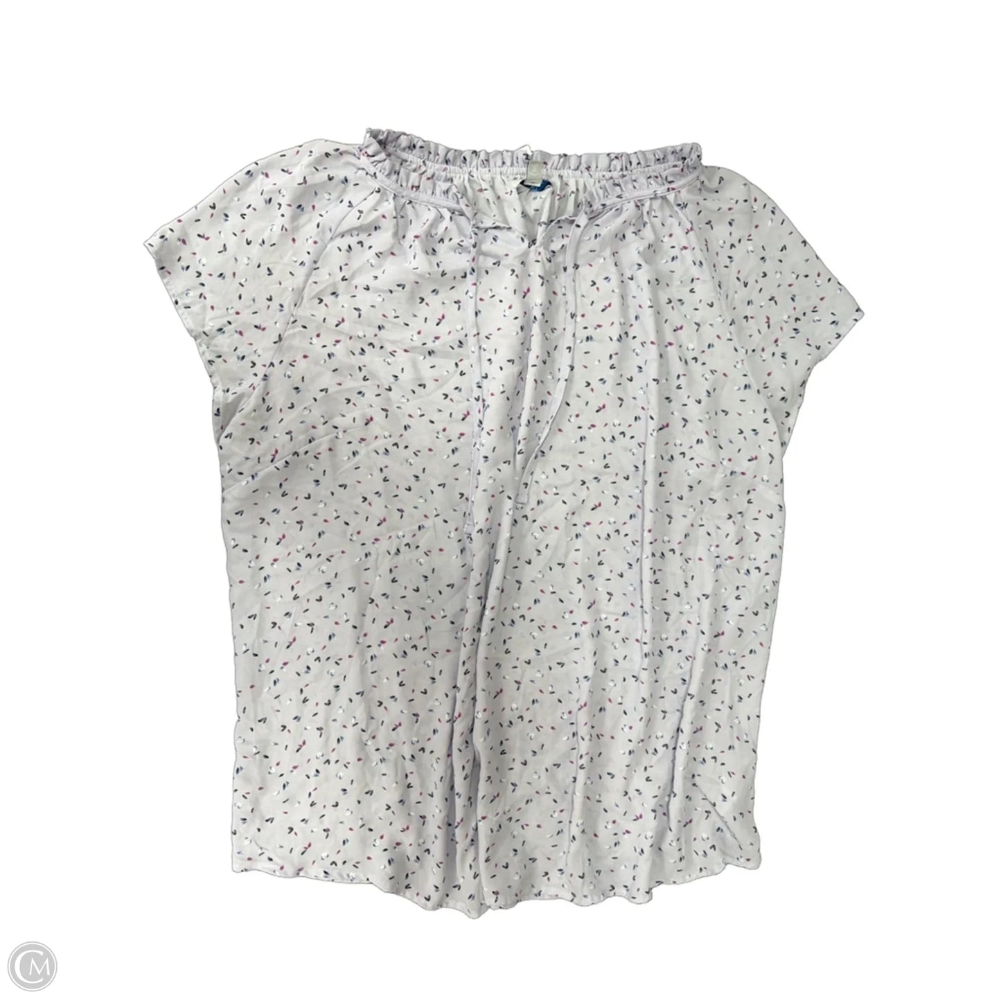 Top Short Sleeve By Croft And Barrow In Purple, Size: 3x