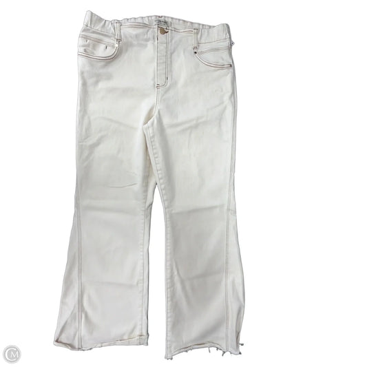 Pants Wide Leg By Liverpool In Cream, Size: 16