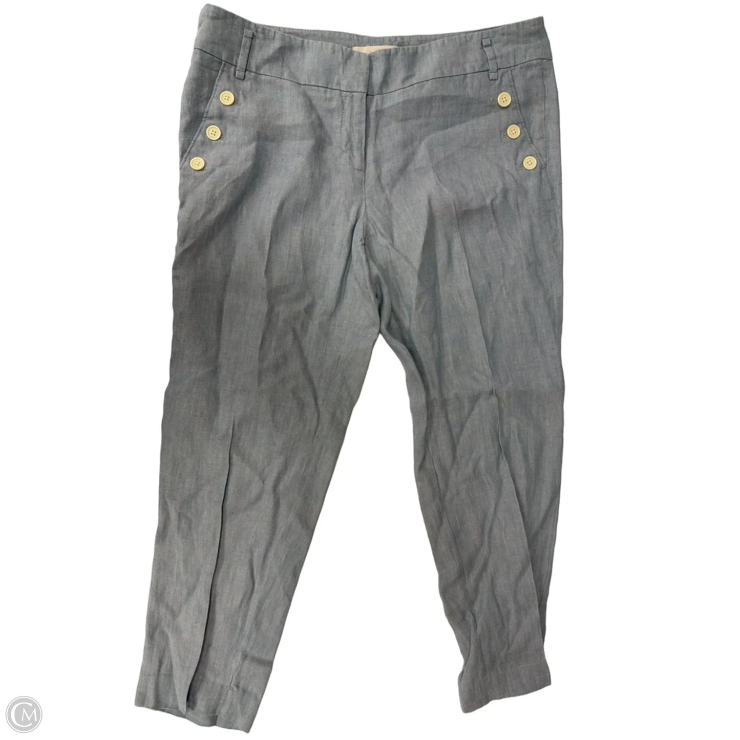 Pants Linen By Loft In Blue, Size: 10