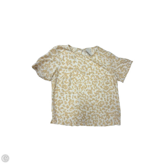 Top Short Sleeve By A New Day In Animal Print, Size: M