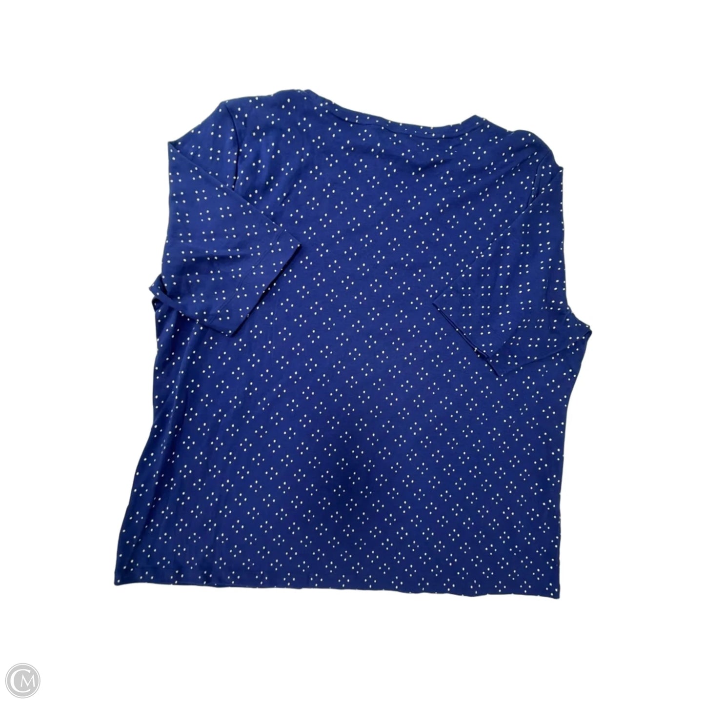 Top Short Sleeve By L.l. Bean In Polkadot Pattern, Size: 2x