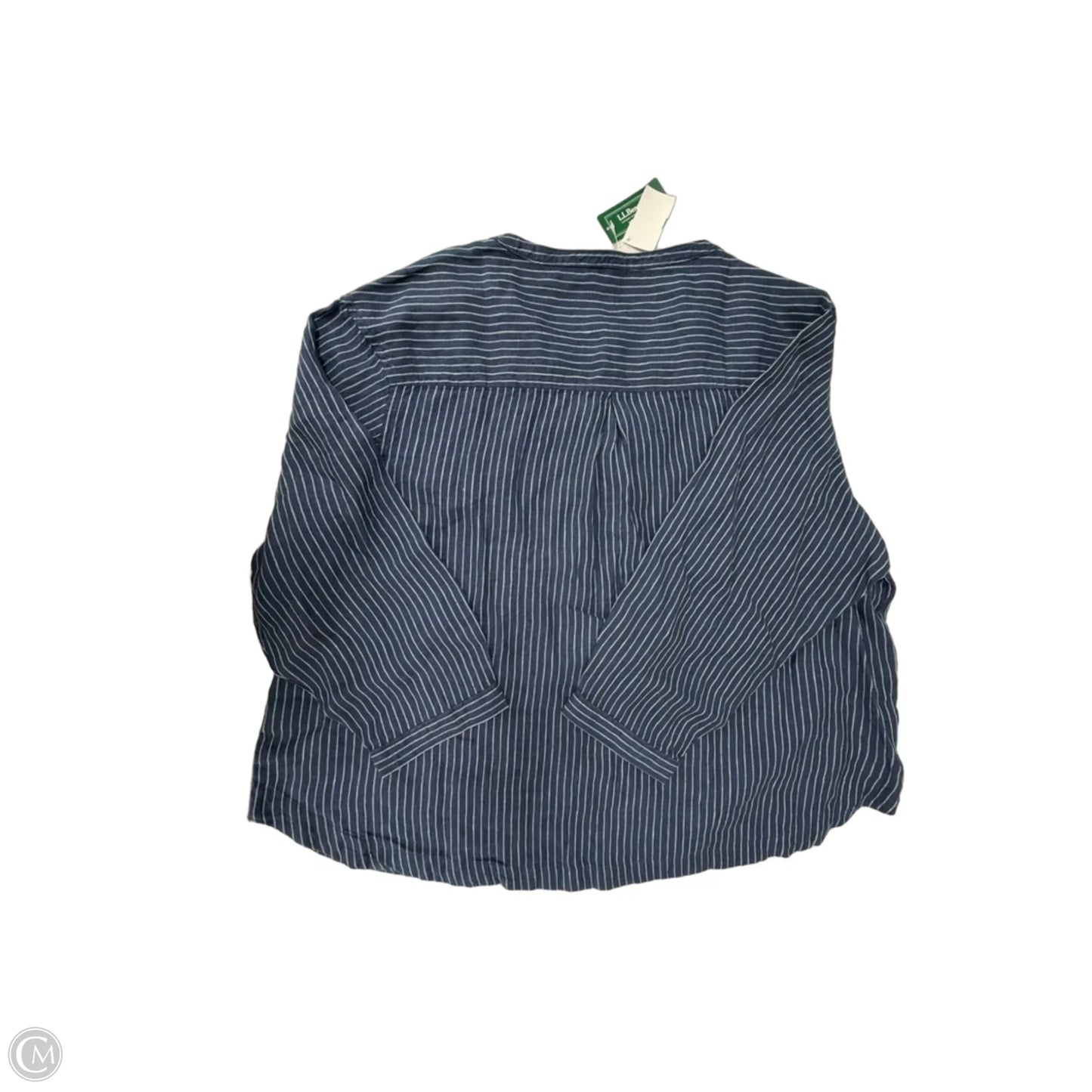 Top 3/4 Sleeve By L.l. Bean In Striped Pattern, Size: 2x