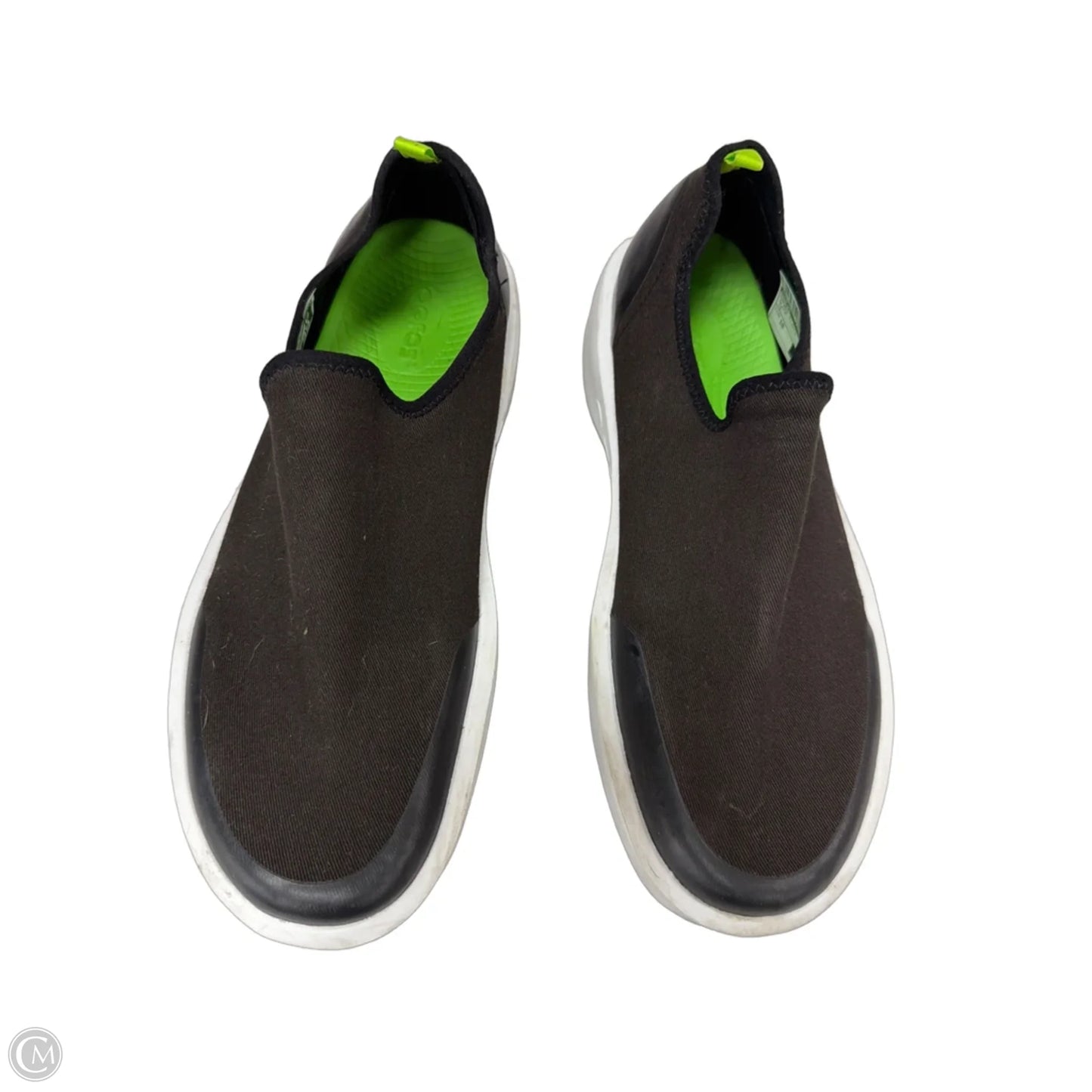 Shoes Flats By Oofos In Black, Size: 10
