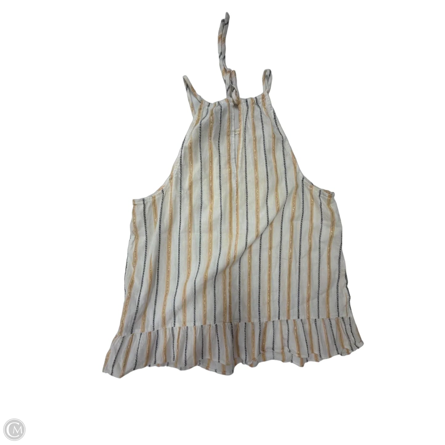 Tank Top By Nine West Apparel In Striped Pattern, Size: L