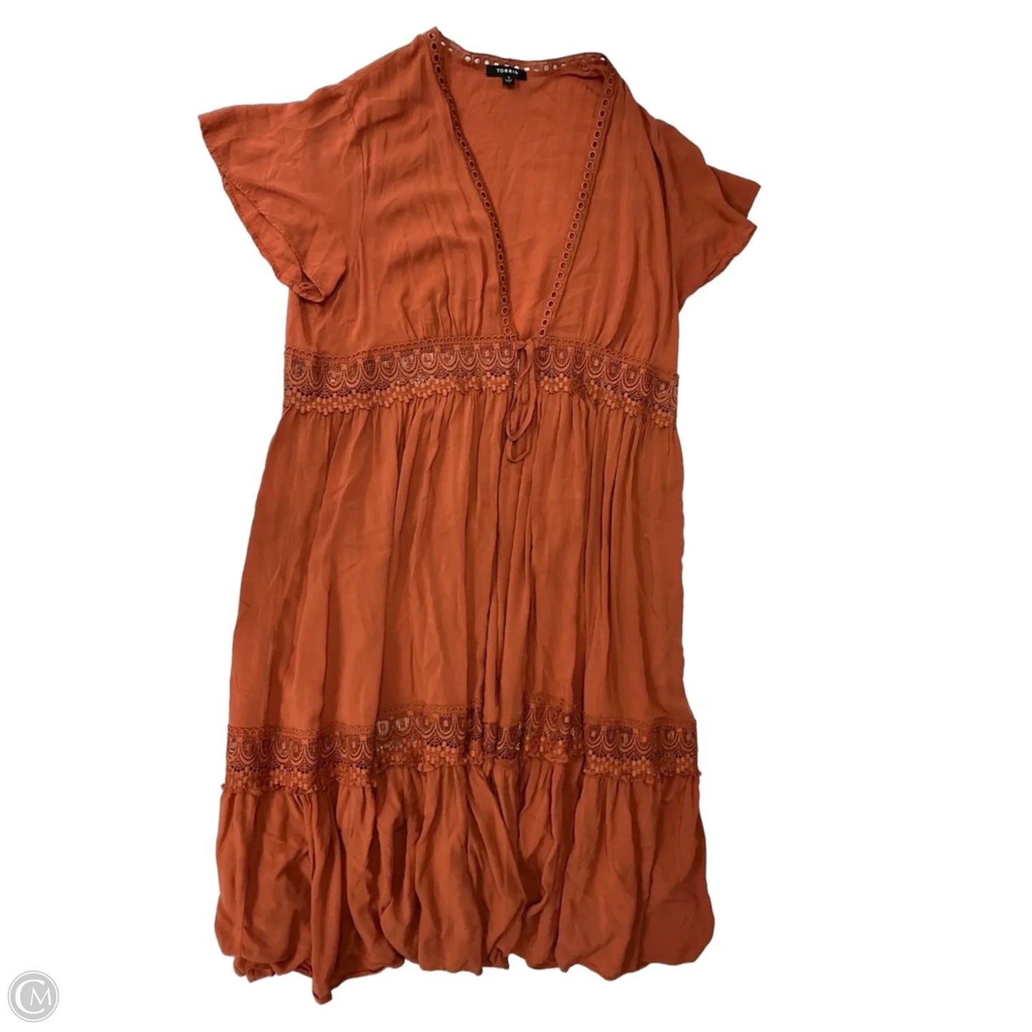 Kimono By Torrid In Orange, Size: 1x