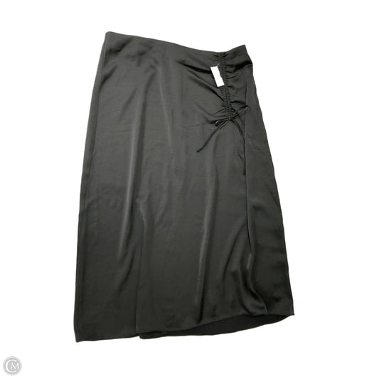 Skirt Midi By Loft In Black, Size: L