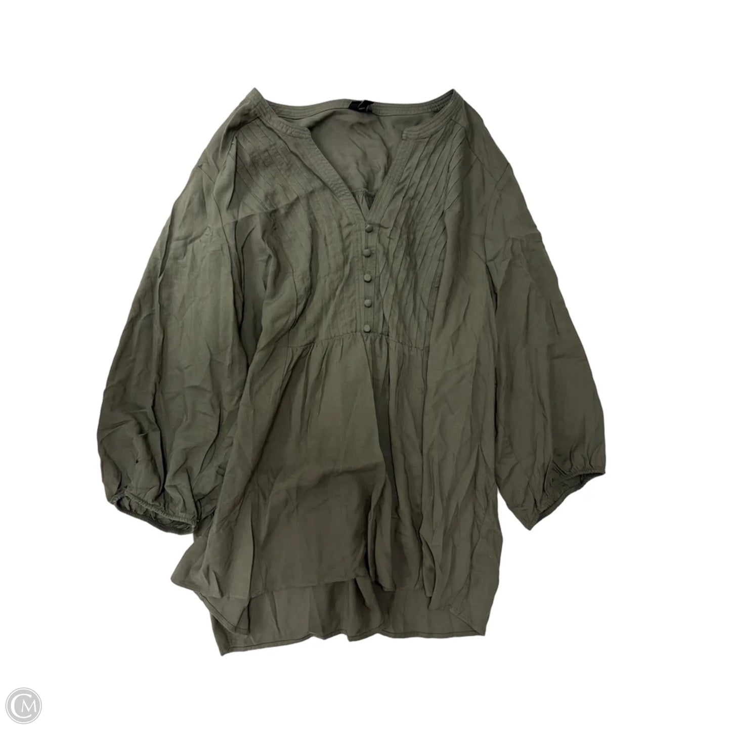 Top Long Sleeve By Torrid In Green, Size: 3x