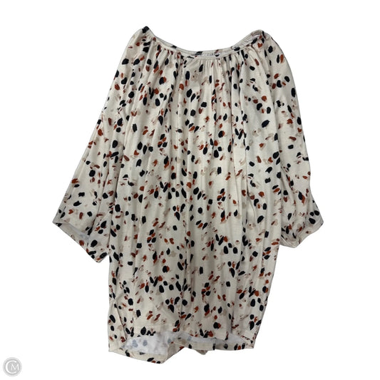 Top 3/4 Sleeve By Clothes Mentor In Multi-colored, Size: 4x