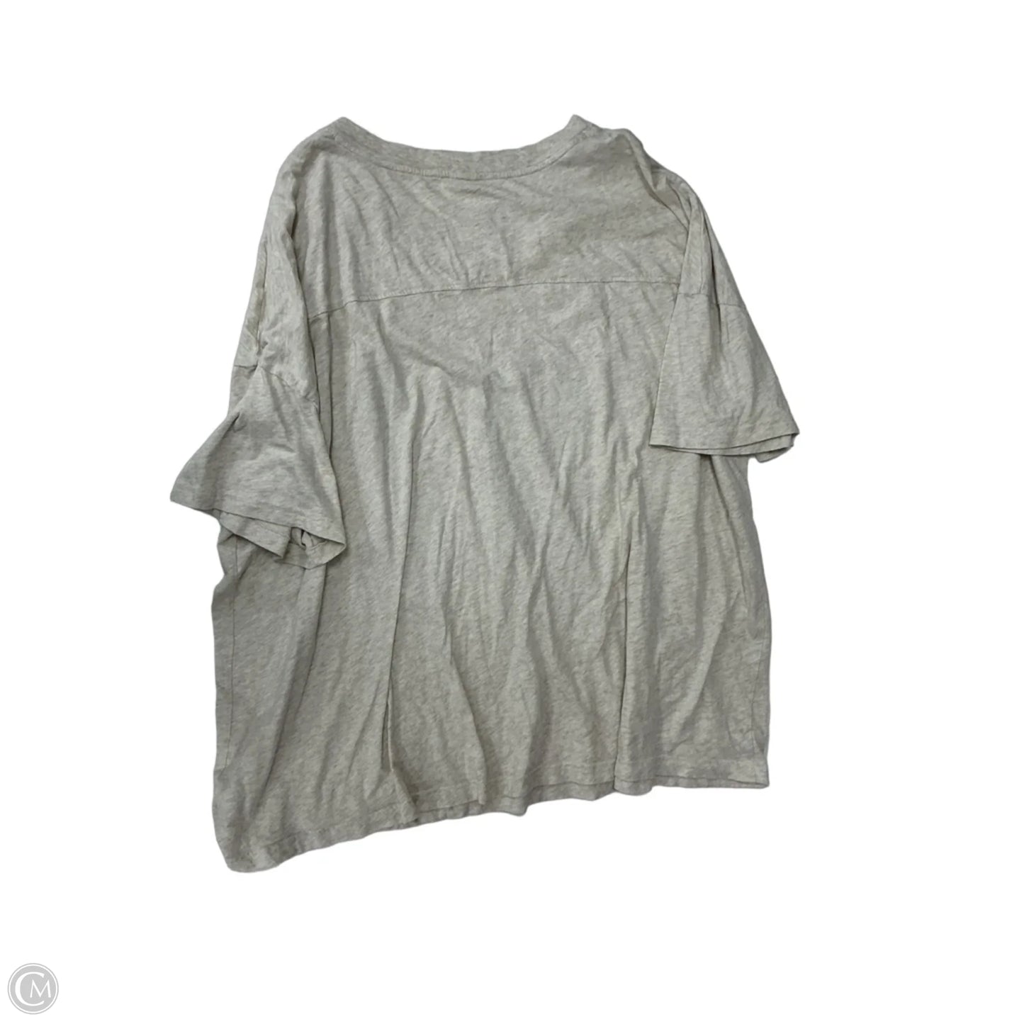 Top Short Sleeve By So In Beige, Size: 3x