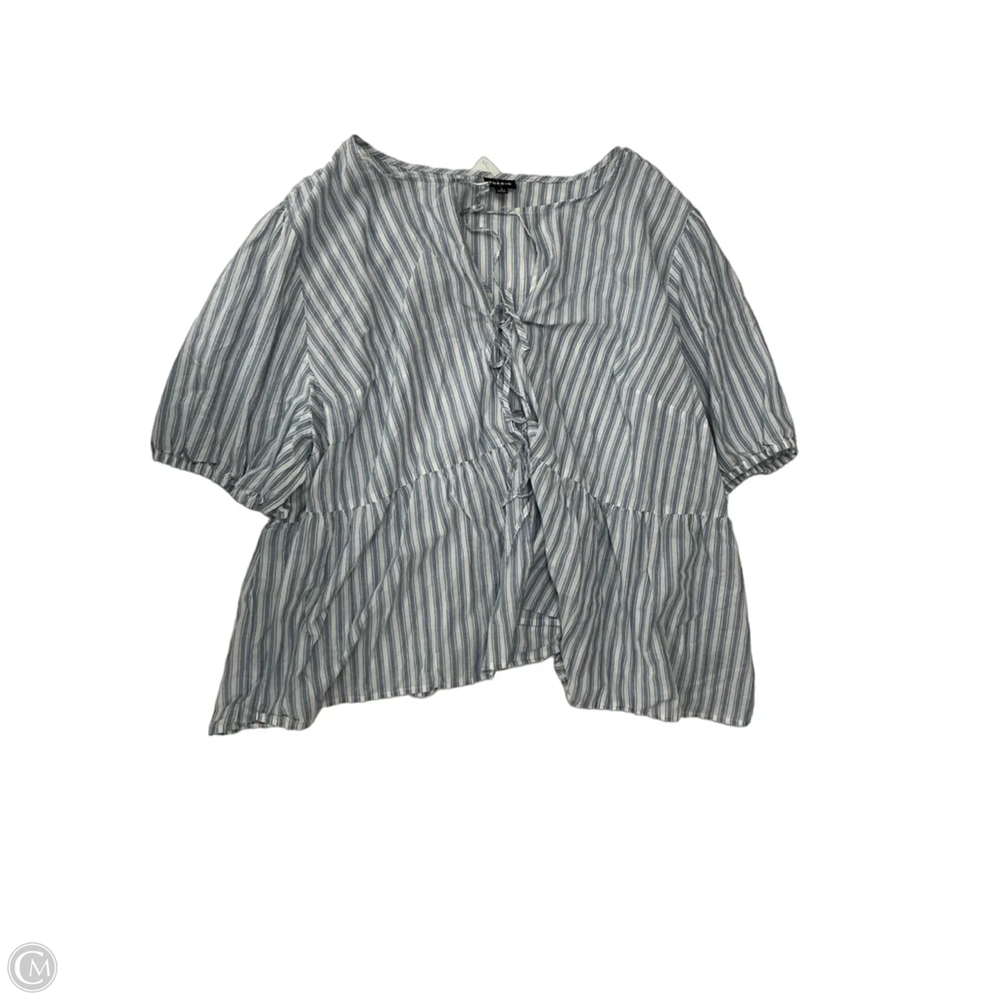 Top Short Sleeve By Torrid In Striped Pattern, Size: 3x