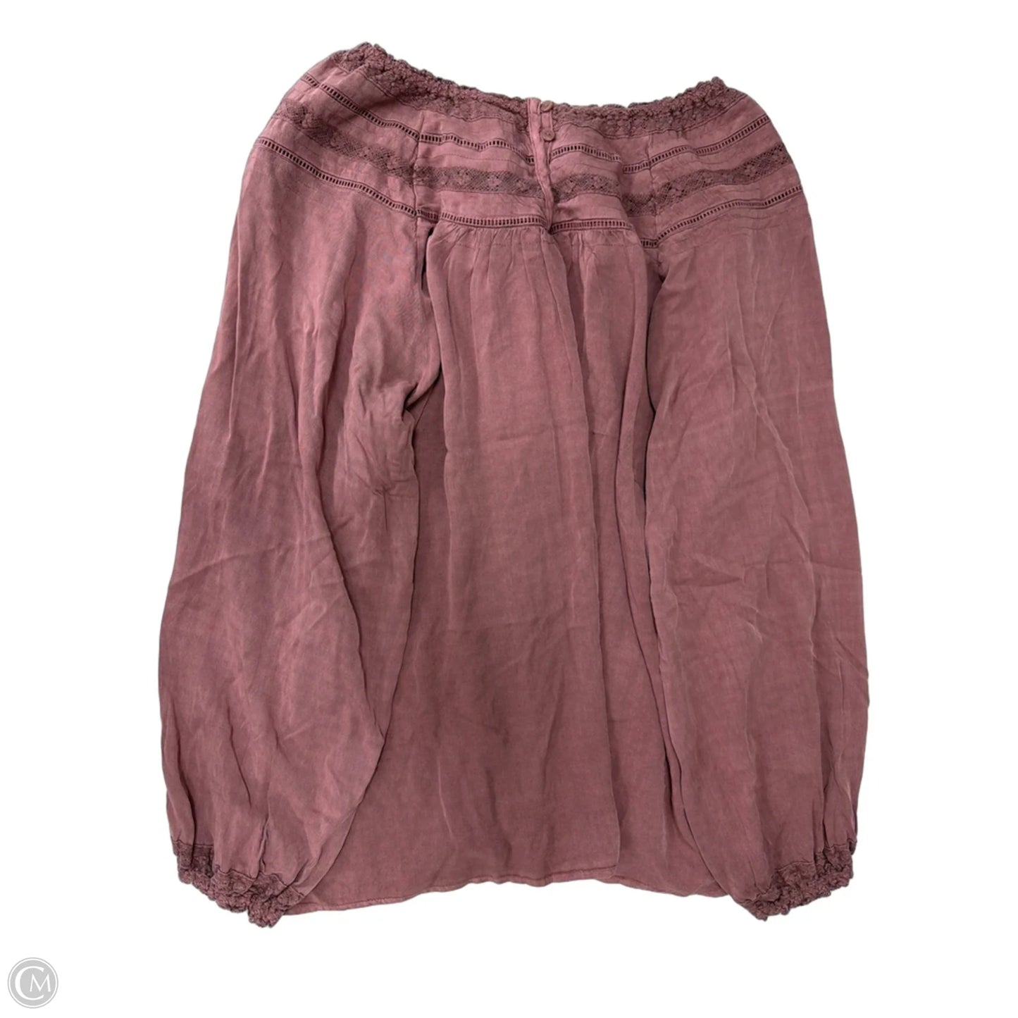 Top Long Sleeve By Torrid In Mauve, Size: 3x