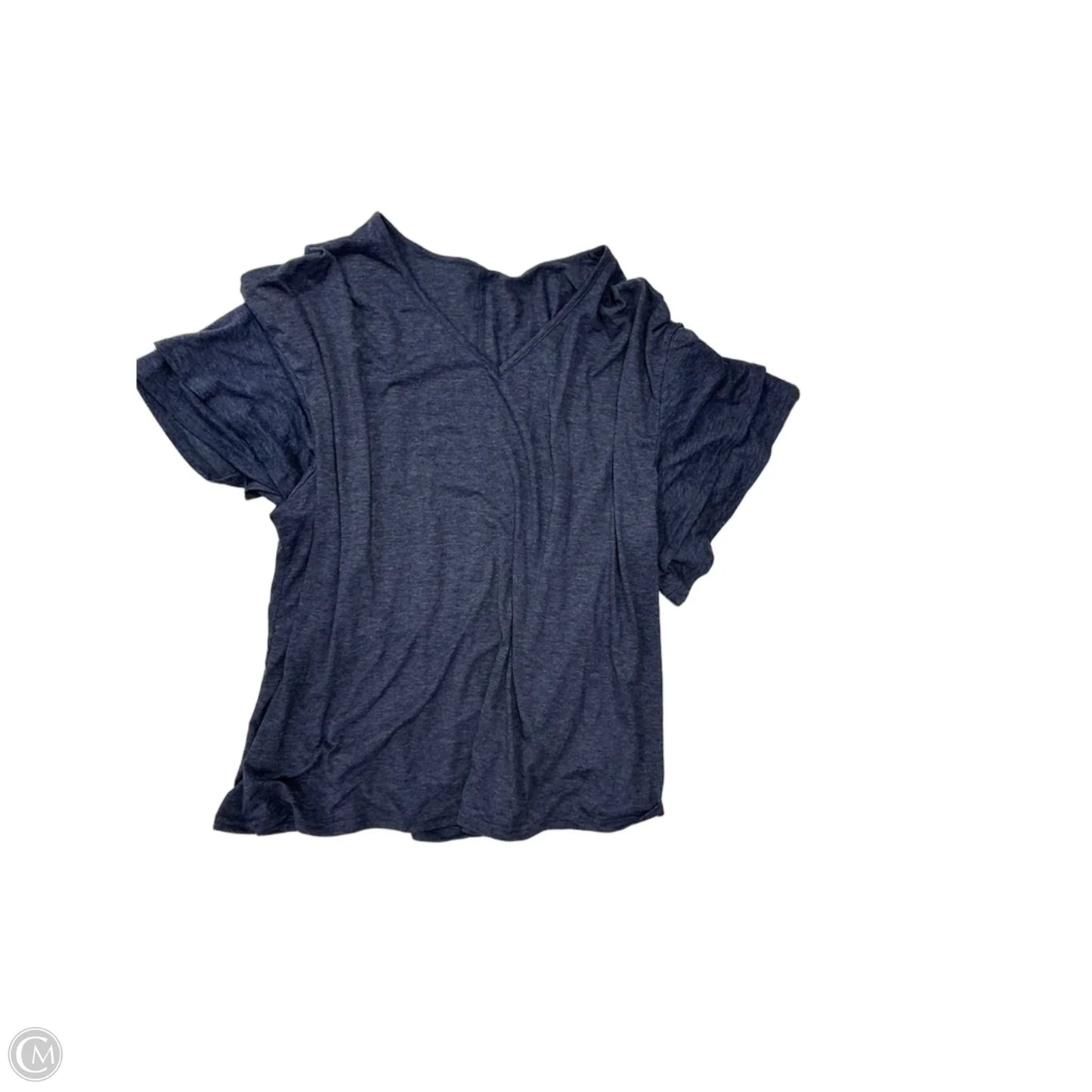 Top Short Sleeve By Emery Rose In Blue, Size: 5