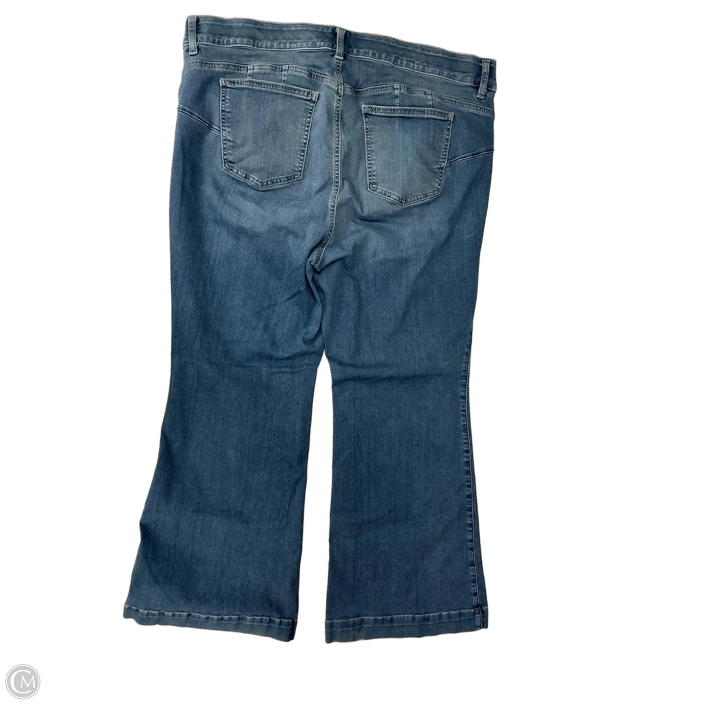 Jeans Flared By Torrid In Blue Denim, Size: 22