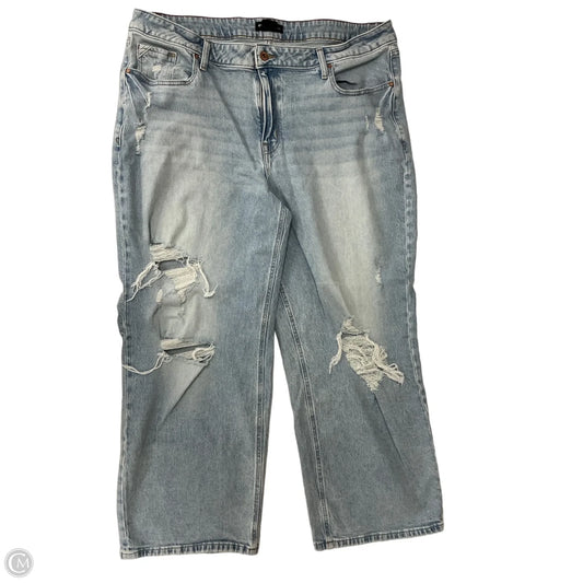 Jeans Straight By Clothes Mentor In Blue Denim, Size: 18