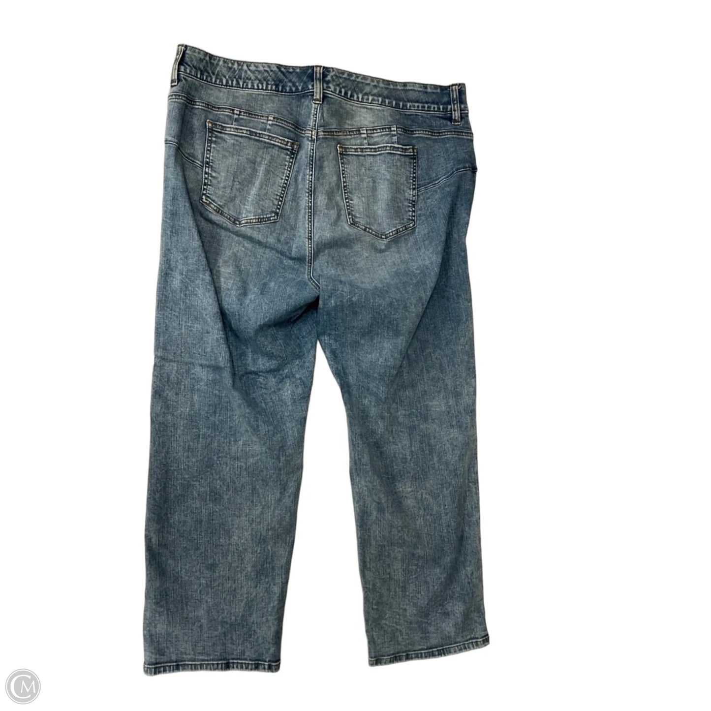 Jeans Straight By Torrid In Blue Denim, Size: 20