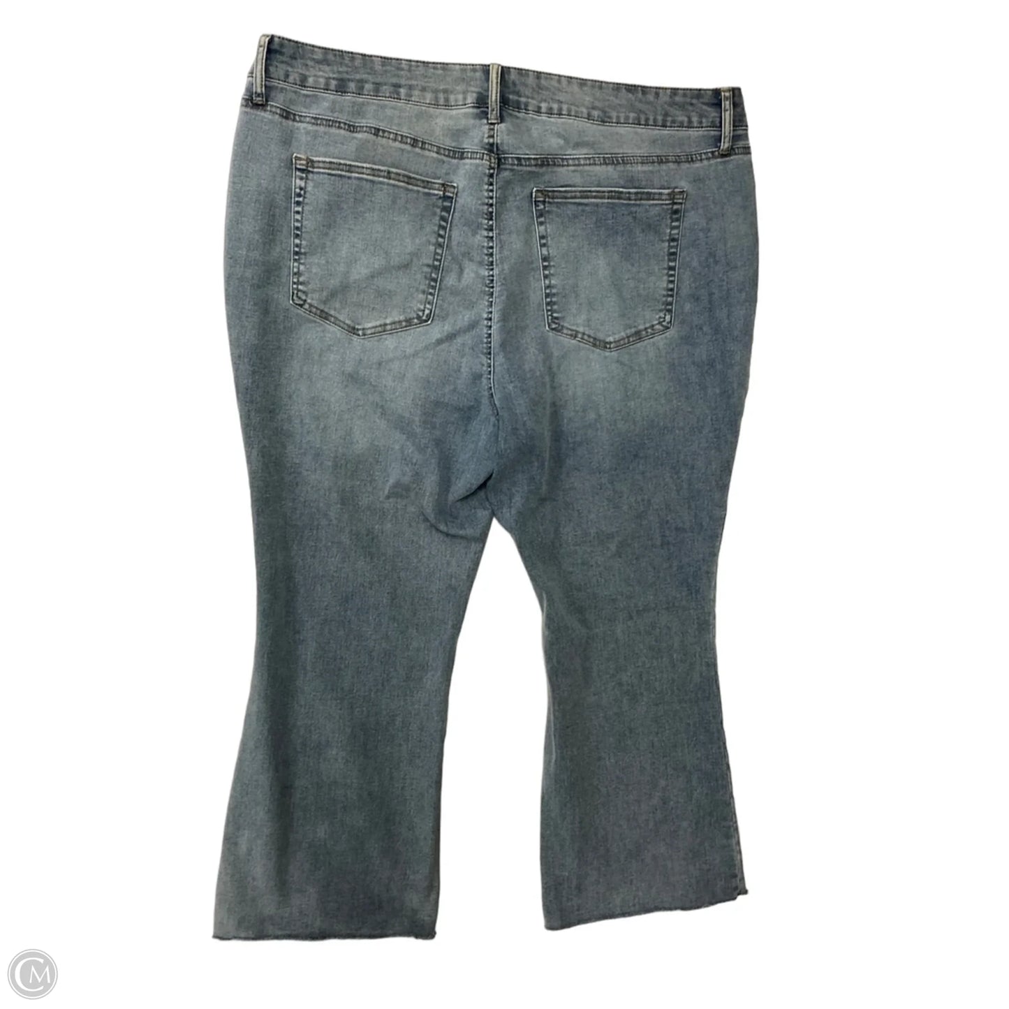 Jeans Straight By Vanilla Star In Blue Denim, Size: 22