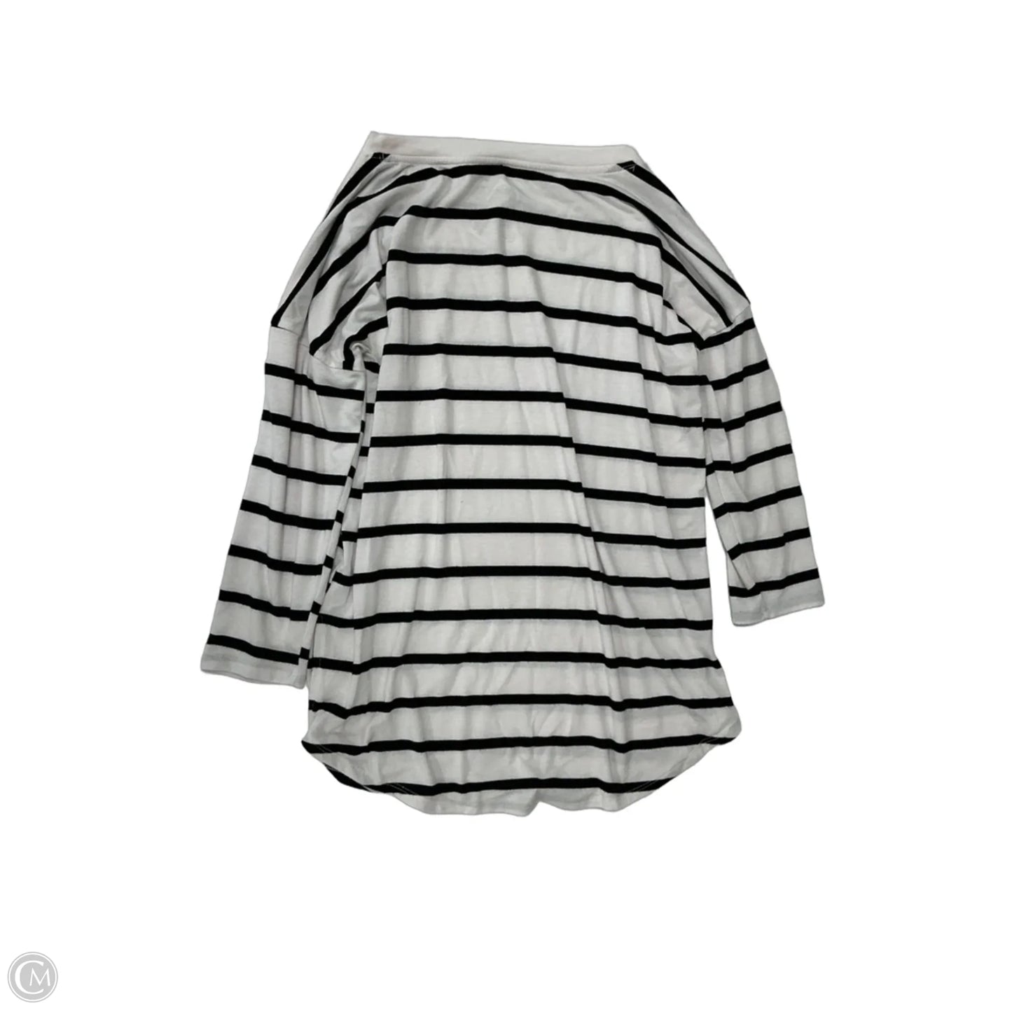 Top 3/4 Sleeve By Just Be In Striped Pattern, Size: S