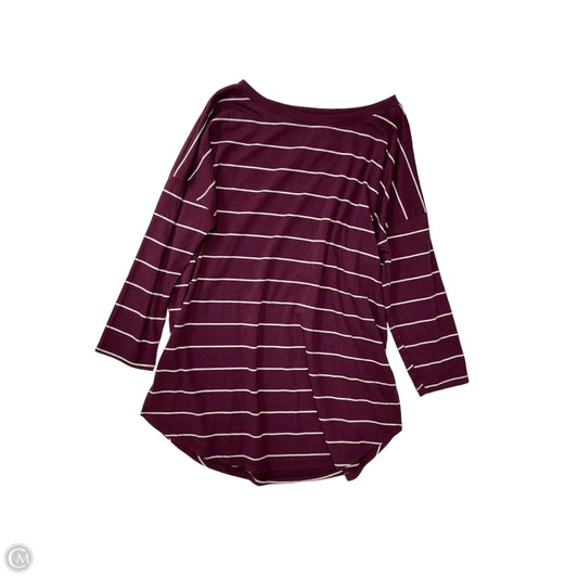 Top 3/4 Sleeve By Just Be In Striped Pattern, Size: S