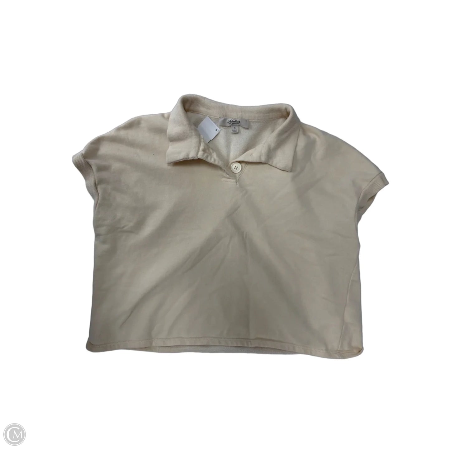 Top Sleeveless By Atelier In Cream, Size: S