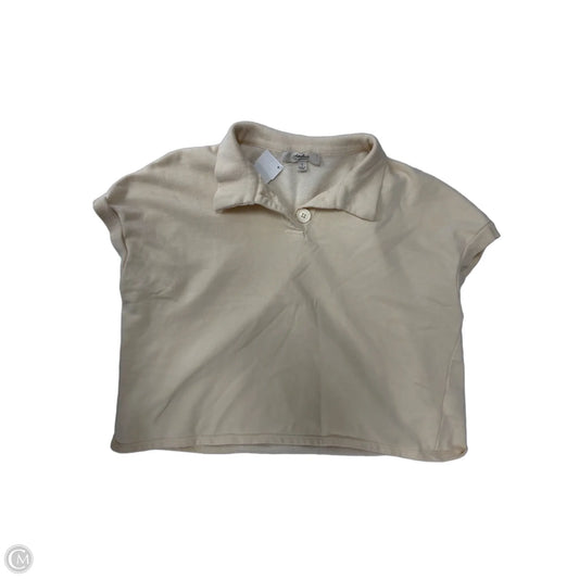 Top Sleeveless By Atelier In Cream, Size: S