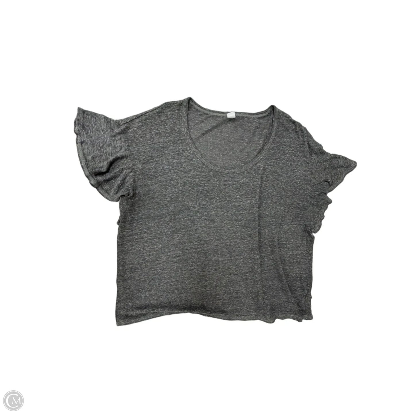 Top Short Sleeve By Old Navy In Grey, Size: Xl