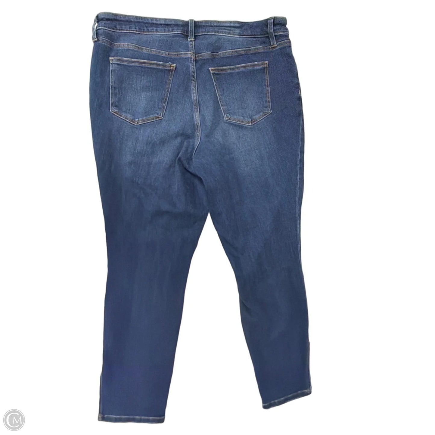 Jeans Skinny By Ava & Viv In Blue Denim, Size: 16