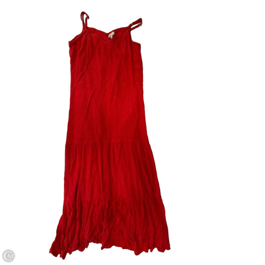 Dress Casual Maxi By Elan In Red, Size: S