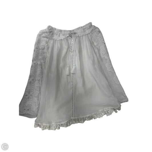 Top 3/4 Sleeve By Zac And Rachel In White, Size: S