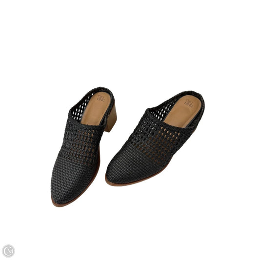 Shoes Heels Block By Time And Tru In Black, Size: 9.5