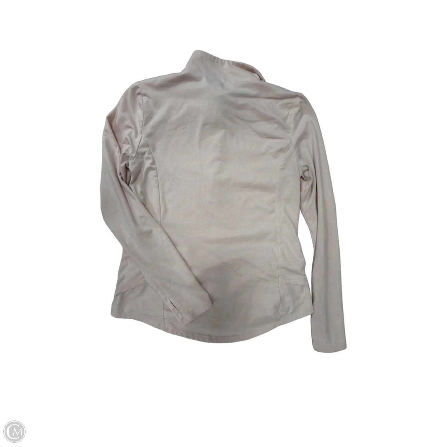 Athletic Top Long Sleeve Collar By Apana In Pink, Size: S