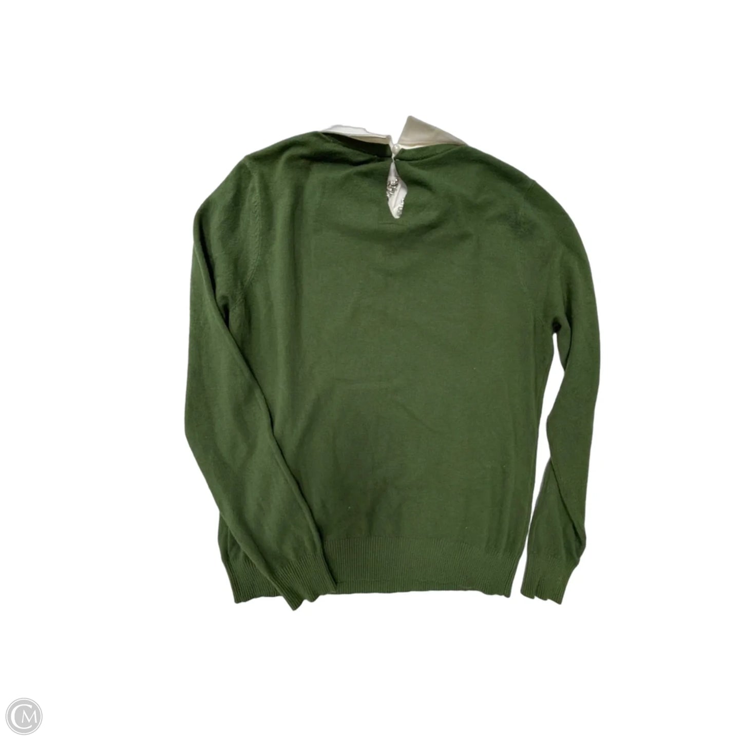 Top Long Sleeve By Sioni In Green, Size: L